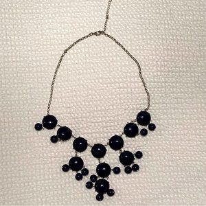 Bubble necklace | navy blue
